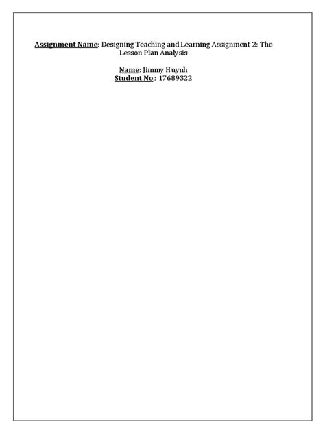 Assignment Lesson Plan 的图像结果