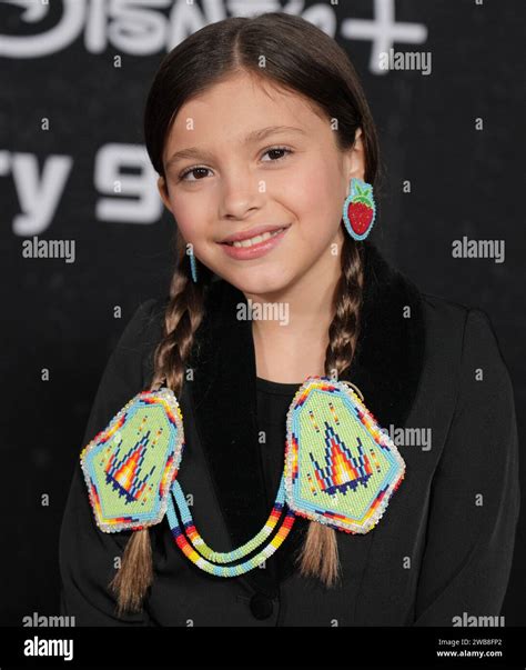 Los Angeles, USA. 10th Dec, 2023. Wren Zhawenim Gotts arrives at the ...