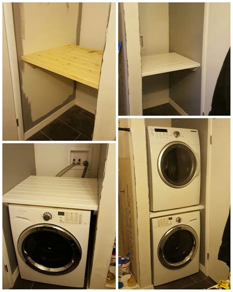 DIY Laundry Room Storage Shelves