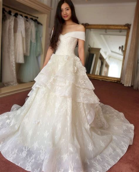 Korean Long Wedding Dresses at Ava Lazarev blog