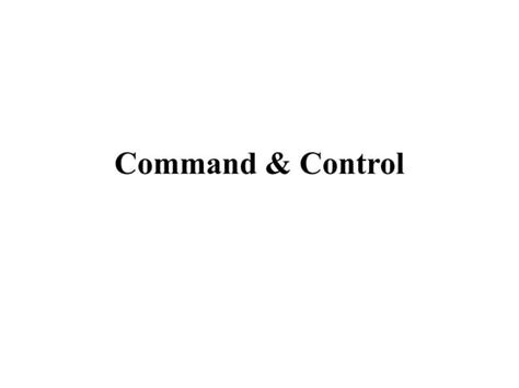 What Is Command and Control 的图像结果