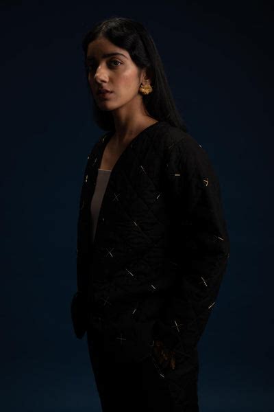 Dancing Stars Quilted Jacket – Khajoor
