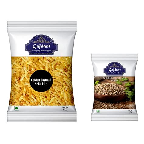 3Kg Golden Sella Rice + 500g Sabut Dhania (Free) : Amazon.in: Grocery ...