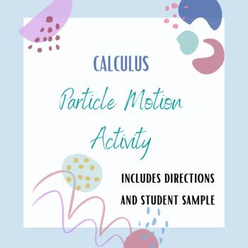 Image result for Particle Motion Math