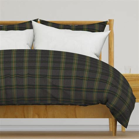 Dark Green Plaid Bedding - Hunter Plaid by Laura_nisbet_art - Victorian ...
