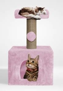 Hiputee Soft Fur Activity Cat Tree - Sisal Rope, Scratching Post For ...
