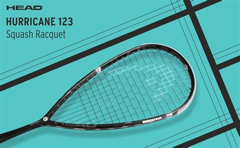 Buy HEAD Graphene XT Hurricane 123 Squash Racquet, Colour - Black ...