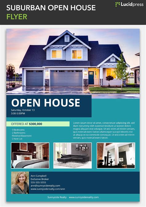 open house template