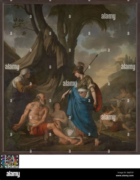 Joseph-Benoît Suvée’s 1776 oil painting, 'Erminia and the Shepherds ...