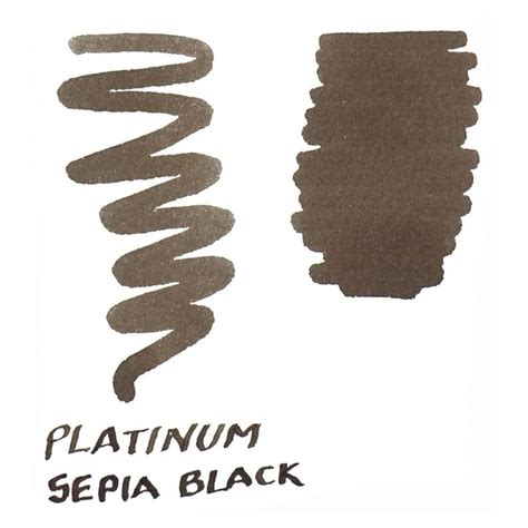 Platinum Classic Ink Bottle (Sepia Black - 60 ML) INKK200066