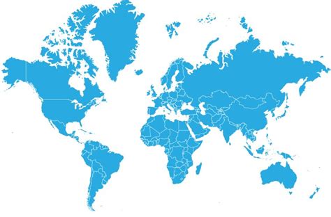 Vector World Map Blue 的图像结果
