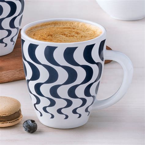 Buy Waves Blue Mug, 400 ml 1 pc Set at Best Price Online in India - Borosil