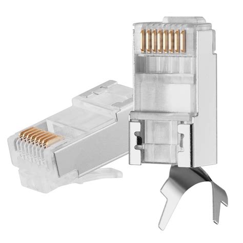 Quilence Cat7 Cat6A Connectors with Double Assembly India | Ubuy