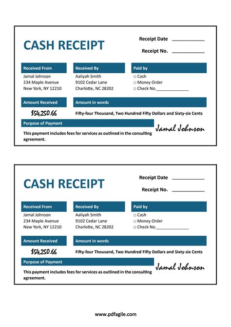 Cash receipt template | PDF Agile