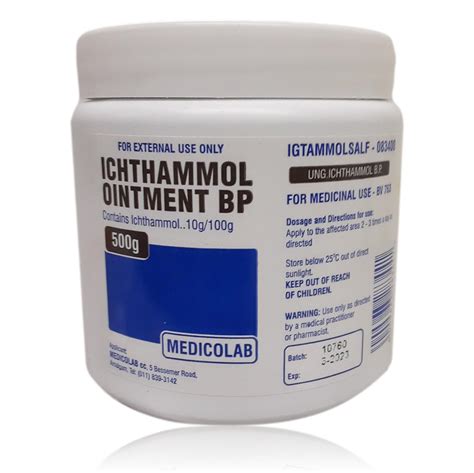 Ichthammol Ointment BP - MedicoLab