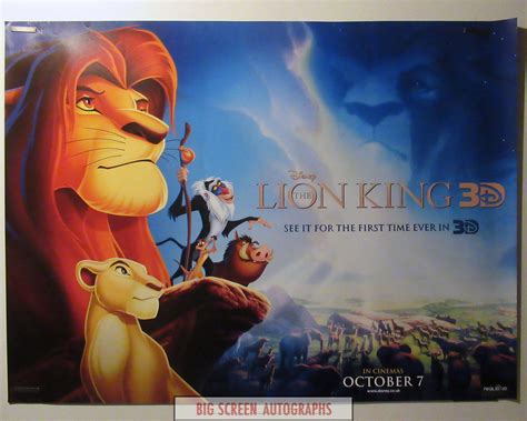 Lion King Original Movie Poster