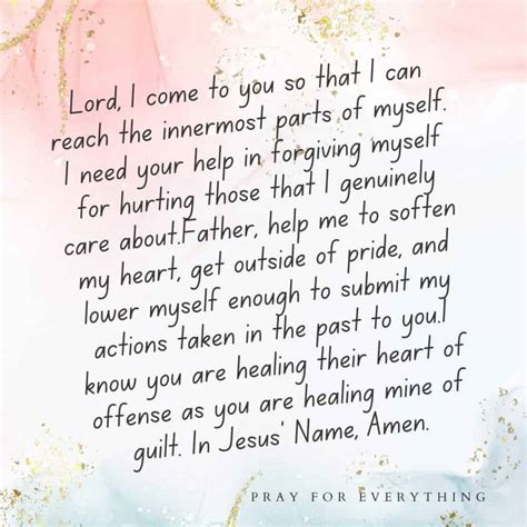 7 Powerful Prayers to Forgive Yourself