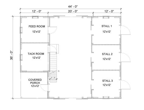 Pole Barn Floor Plans