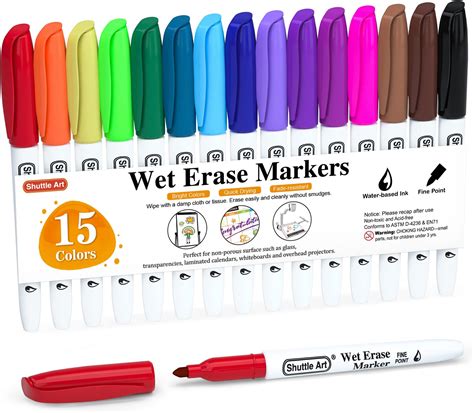 Amazon.com : maxtek Wet Erase Markers Ultra Fine Tip, Assorted Colors ...