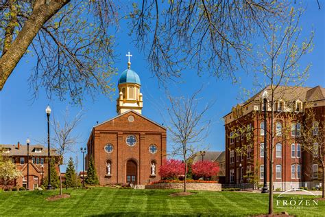 University of Dayton Chapel in Spring No. 11 | Art of Frozen Time