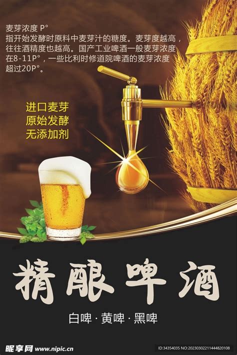 精酿啤酒设计图__广告设计_广告设计_设计图库_昵图网nipic.com