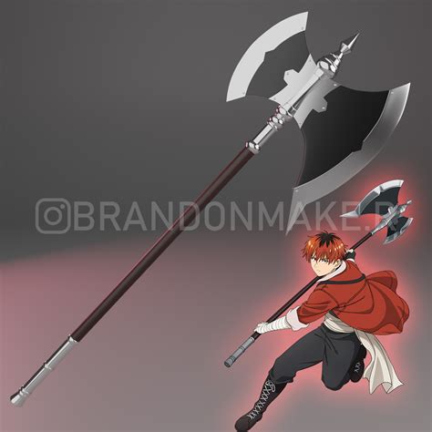 3D file Stark Axe/Poleaxe for Cosplay - FRIEREN: BEYOND JOURNEY'S END 🔚 ...