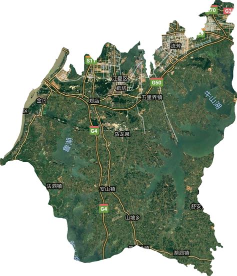 武汉市高清卫星地图,Bigemap GIS Office