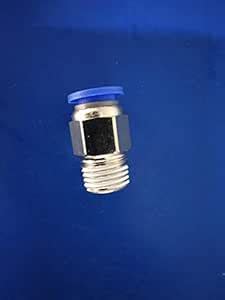 P.U Tube 1/4x8 BSP Thread Quick Connector Pneumatic Air Fittings 12 Pcs ...
