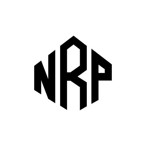 NRP letter logo design with polygon shape. NRP polygon and cube shape ...