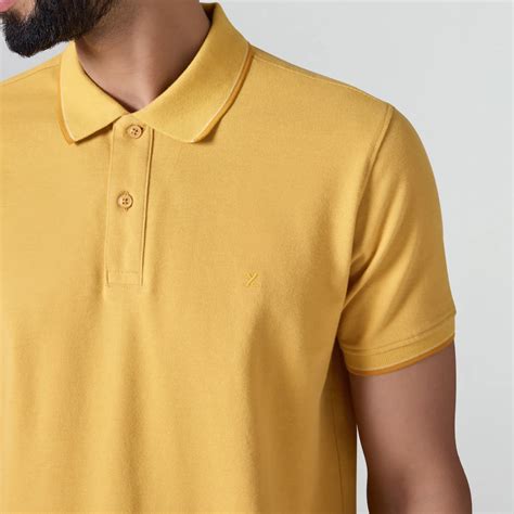 Accent Cotton Polo T-shirt - Sunshine Yellow – XYXX Apparels