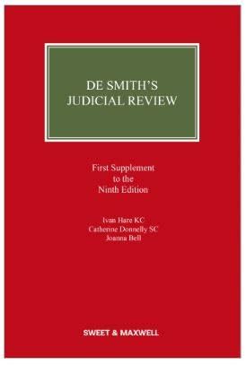 Buy De Smith's Judicial Review (1st Supplement) Book Online at Low ...
