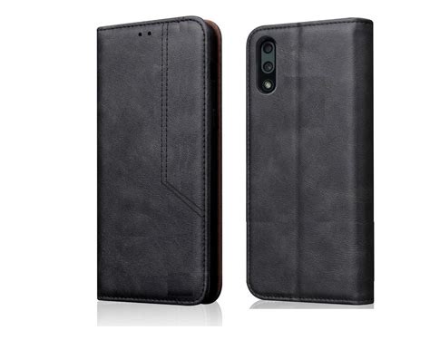 Imask Leather Look Business Shell Diary Flexible Folding Stand & Front ...
