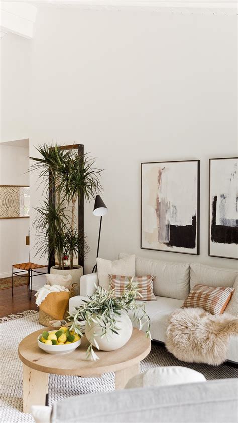 Natural Modern Living Room at Koby Rawling blog