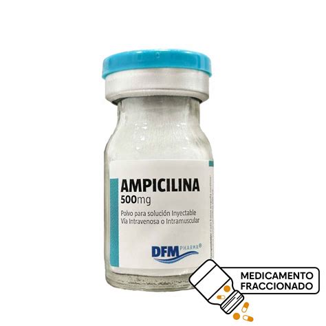 Ampicilina Inyectable 500mg x 1 Ampolla | Farmacias Curie - Envíos a todo Chile