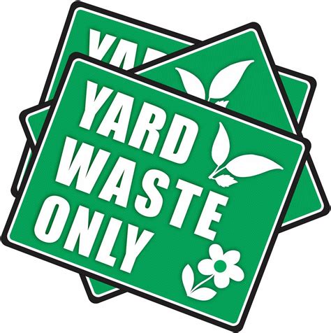 Image result for Yard Waste Stickers