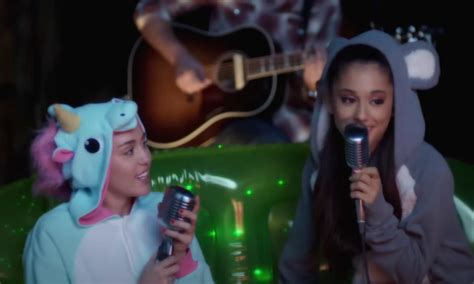 Ariana Grande Met Miley Cyrus