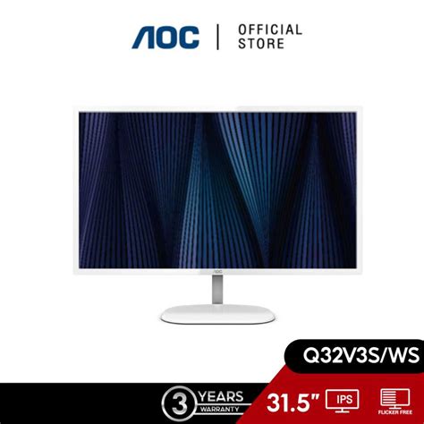 AOC Q32V3S/WS/67 (มอนิเตอร์) 31.5 2560 x 1440 @75Hz : Monitor (Q32V3S ...