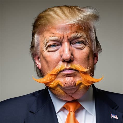 Donald Trump with Orange Beard | Stable Diffusion Online