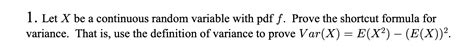 Image result for Variance Formula Continuous Random Variable