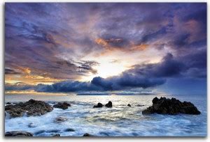 Artifa 40 cm Blue Clouds and water Wall/Door Sticker Self Adhesive ...