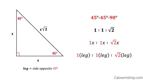 Right Triangle degrees 45 45, 90 | ClipArt ETC