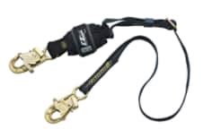 3M™ DBI-SALA® Force2™ Adjustable Shock Absorbing Lanyard 1246317, Black ...