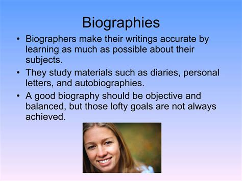 Biographies Vs Autobiographies | PPT