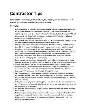 Contractor Tips 的图像结果