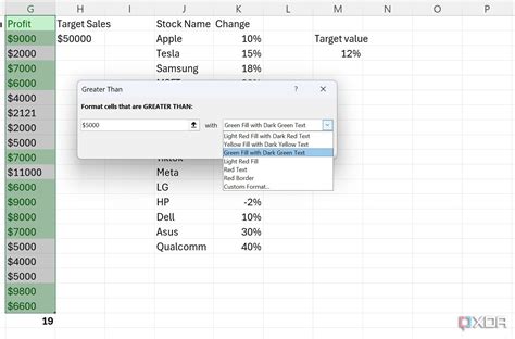 Image result for Spreadsheet Conditional Formatting