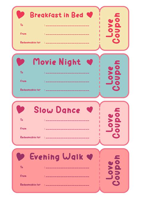 Blank Coupon Template Printable - Evelynmercy.com