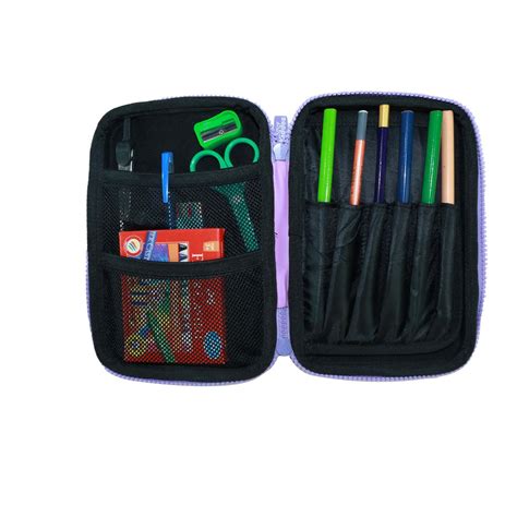 Buy Smily Single Compartment Pencil Case (Black) For School Kids Online ...