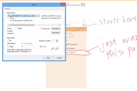 Image result for How to Print OneNote