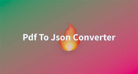 PDF to JSON Library 的图像结果