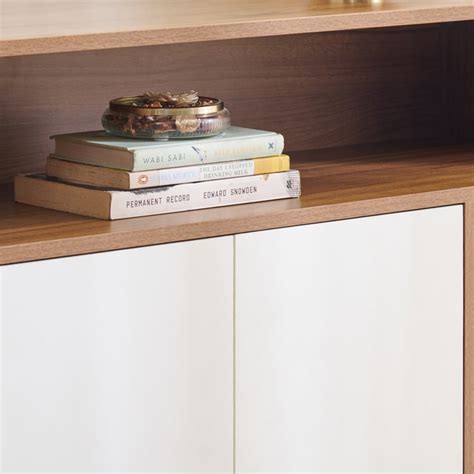 Buy Helios Nolan 12 Pairs Shoe Cabinet - Teak from Helios by Home ...